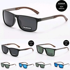 Occhiali Sole polarizzati per Uomo, Occhiali da Sole Vintage retrò da Uomo UV400