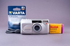 Olympus Superzoom 80G 35 mm fotocamera punta e scatta pellicola