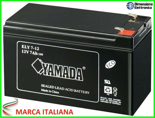 Batteria piombo 12v 7ah - batteria, al