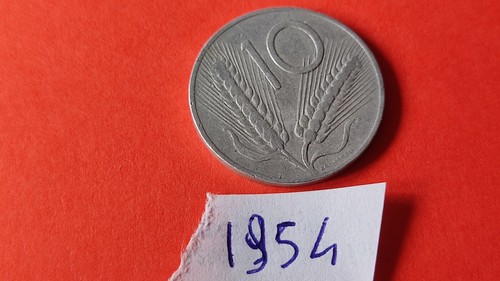 Moneta rara lire - 10, 1954
