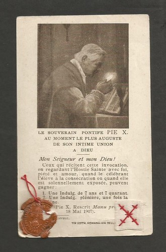 Reliquia santo papa - papa, pio
