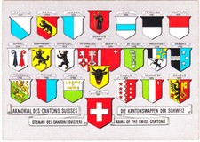 STEMMI DEI CANTONI SVIZZERI - SVIZZERA - SCHWEIZ - SUISSE - SWITZERLAND -81841-