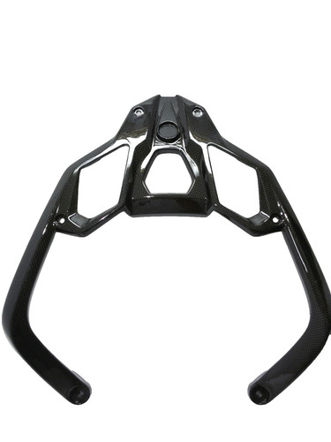 Maniglione posteriore carbonio - maniglione,