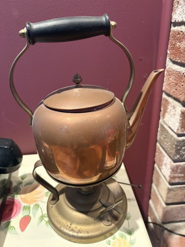 Teiera vintage rame con - teiera,