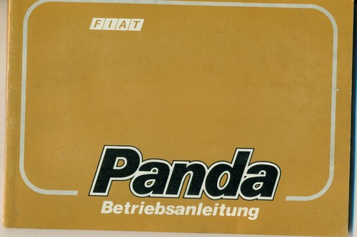 Fiat panda manuale - panda, uso