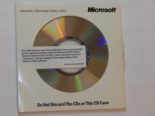Microsoft office 2003 basic - 2003,