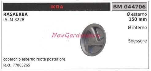 Coperchio ruota posteriore