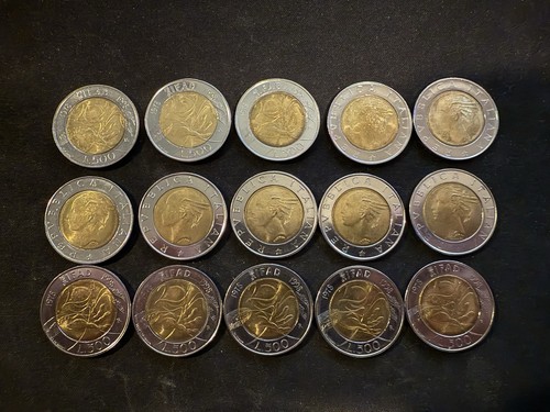 Monete italia 500 lire - monete,,