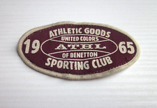 Toppa da Cucire United Colors of Benetton-Etichetta-9X 4,6 cm-Originale del 2004