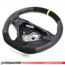 Volante Appiattito In Pelle Alcantara Fiat Grande Punto La Linea Gialla