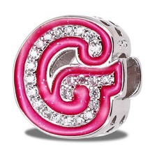 Charm lettera per - lettera, bracciali