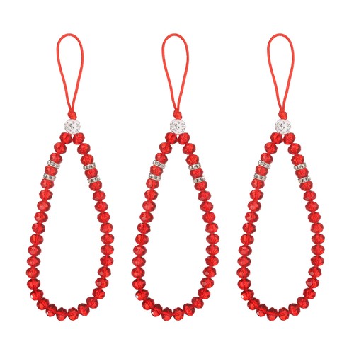 3pcs crystal beads - crystal, 18mm