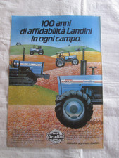 LANDINI TRATTORI  Pubblicita'  Advertising  ORIGINALE  1984