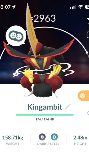 Kingambit lv30 pokemon gen9 - kingambit,