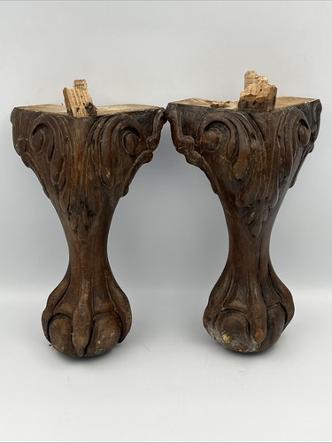 Coppia gambe mobili - , legno