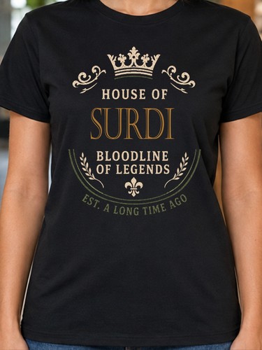 Shirt donna surdi cognome - surdi,