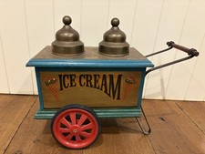 Vintage Wooden Ice Cream Cart