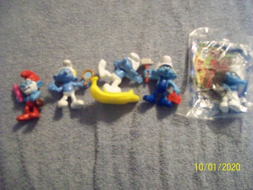 Smurfs figurines set - smurfs, set/5,