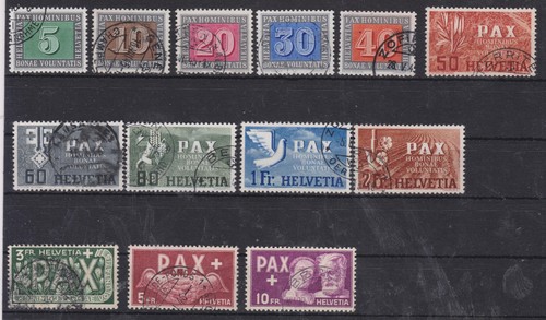 Svizzera set pax 447 459 - svizzera, 447-459