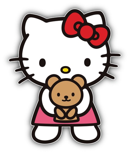 Adesivo hello kitty cartone - hello,