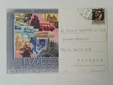 CARTOLINA PUBBLICITARIA AUTO