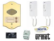 KIT CITOFONO BIFAMILIARE URMET