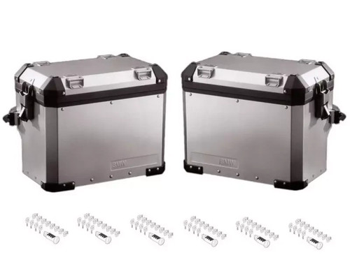 Bmw set borse moto argento - 2,