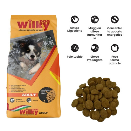 Crocchette wilky dog per cani - crocchette,