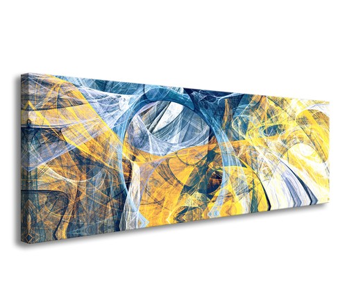 Quadro tela 120x40cm cerchi - quadro,