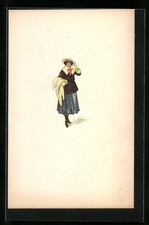 Cartolina artistica Mauzan