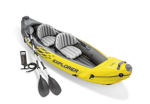 Inflatable kayak aluminum - w/,