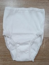 slip da bambina intimo mutanda mutande mutandine per bimba in 100% cotone bianco