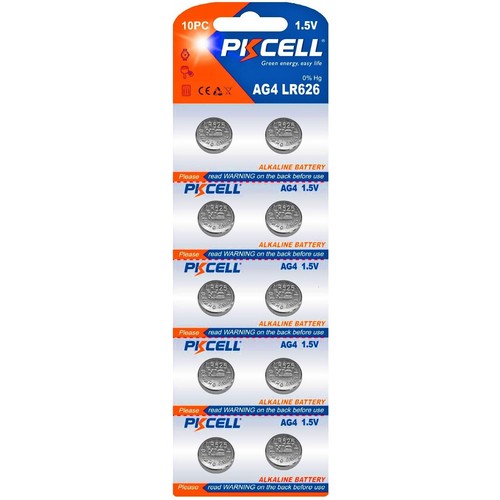 10x pila pkcell ag4 - 10x, 377a