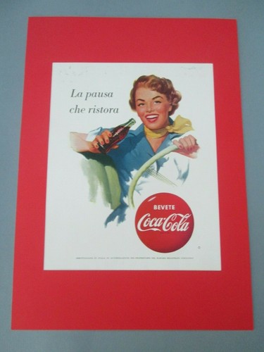 Pubblicita coca cola vintage - pubblicita,