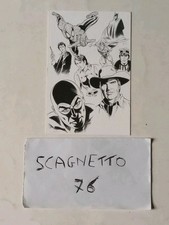 DYLAN DOG DIABOLIK TEX ZAGOR E ALTRI CARTOLINA EROI DI CARTA del 2012 NUMERATA 