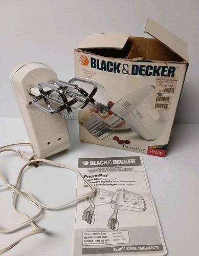 Black decker power pro mixer - decker,