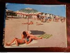 14818) CHIETI FRANCAVILLA SPIAGGIA CON BAGNANTI VIAGGIATA INSOLITA