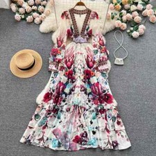 Vestito Abito Lungo Elegante