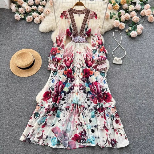 Vestito abito lungo elegante - abito,