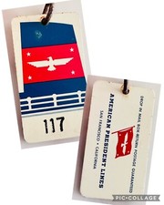American President Lines San Francisco, Calif. Cruise Liner Cabin Room Key #117