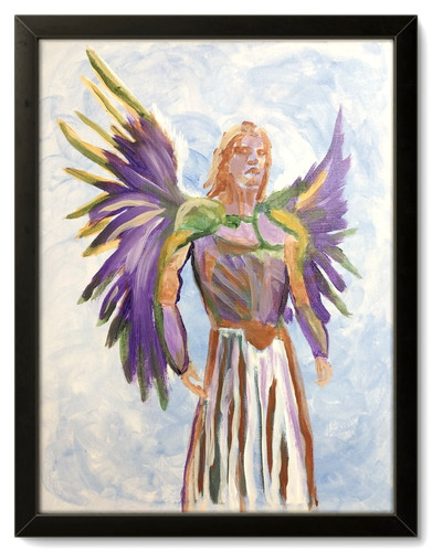 Angelo guerriero 12x16 moderno - angelo,