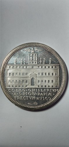 Medaglia argento pio 1569 - argento,