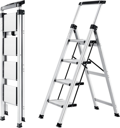 Scala alluminio gradini - alluminio, 4