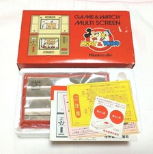 Nintendo Game & Watch Topolino e Paperino in scatola Giappone oggetto mai usato