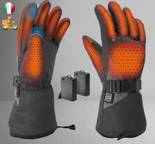 Guanti Riscaldanti Unisex A Batteria Taglia M, Moto, Sci, Sport Anti-Uso Intenso