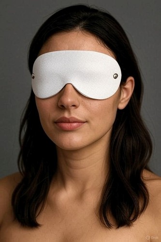 Maschera occhi bianca - , vera