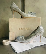 Jimmy Choo Décolleté Shoes Heels Svarowski Donna NR 38