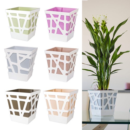 Vaso per piante quadrato - vaso,