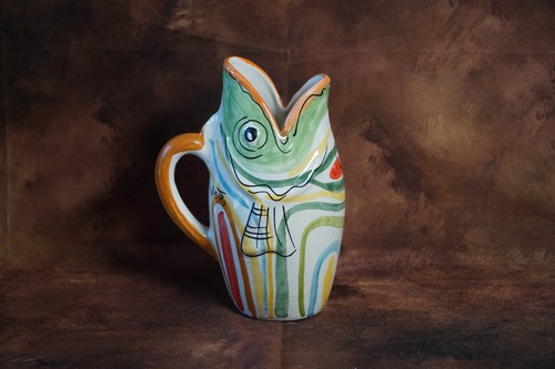 Brocca pesce ceramica - brocca, "pesce"