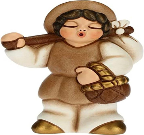 Statuina presepe uomo con - -,